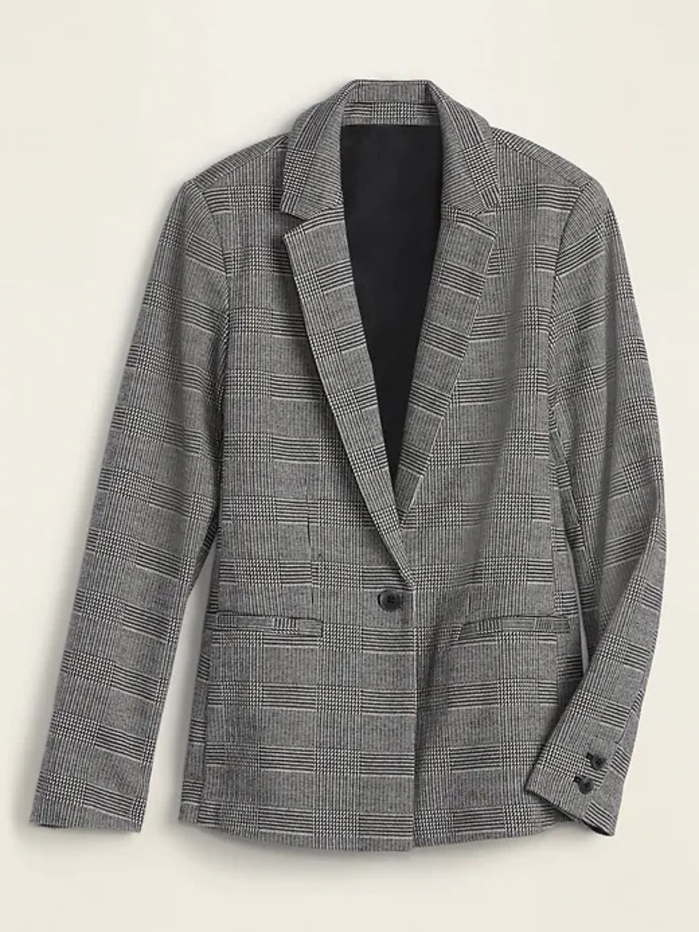 Old Navy Classic Glen Plaid Blazer for Women S